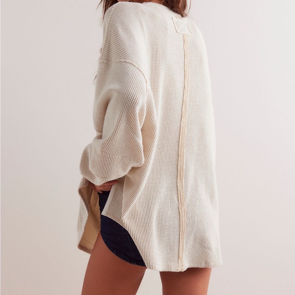 FREE PEOPLE TOP
We The Free Right On Thermal - XL - Ivory/Tan